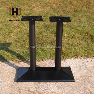 China Factory Price Modern Table Base, Wrought Iron Table Legs, Metal Coffee Double Column Table Steel Frame for sale