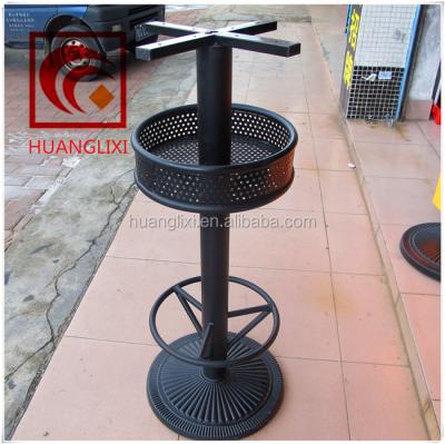 China Cheap Wholesale Dia76mm Modern Black Bar Cast Metal Coffee Table Legs For Sale for sale