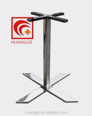 China Modern stainless steel table legs, cross legs, modern furniture stainless steel foot light mirror cross legs for sale