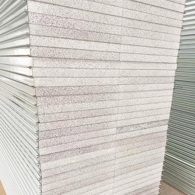 China Easy Rock Fire Retardant Siliceous Color Warehouse Roof Insulation Installation Sandwich Panel Steel Wall Panel for sale