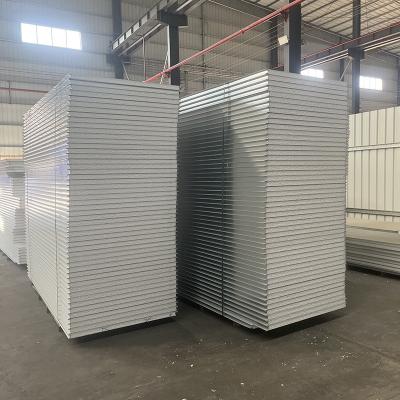 China Outdoor Warehouse EPS Sandwich Panel Easy Installation Partition Wall Panel Waterproof Activity Room Foam Sandwich Panel for sale