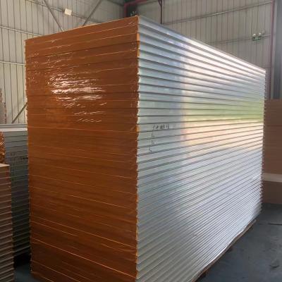 China Easy Installation Warehouse Walls Panel Partition Wall Panel Metal Insulated Soundproof Rock Wool Sandwich Panel for sale