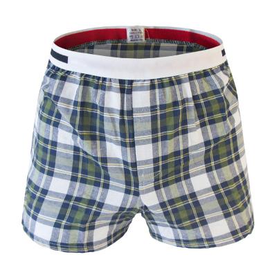 China Antibacterial 2021 Hot Sale Customized Logo Nonwoven Plaid Shorts Boxer Briefs For Man for sale