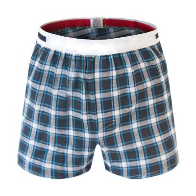 China Customized color cheap comfortable antibacterial air mens underwear boxer briefs adults plaid abbreviations for sale