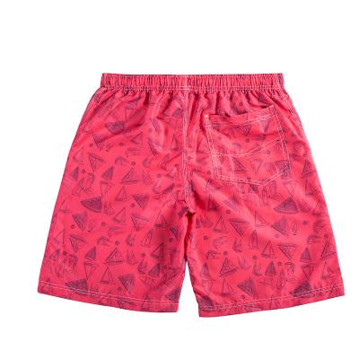 China Wholesale Cheap Anti-static Coral Red Soft Windproof Man Seamless Beach Printing Pants Shorts With Pattern for sale