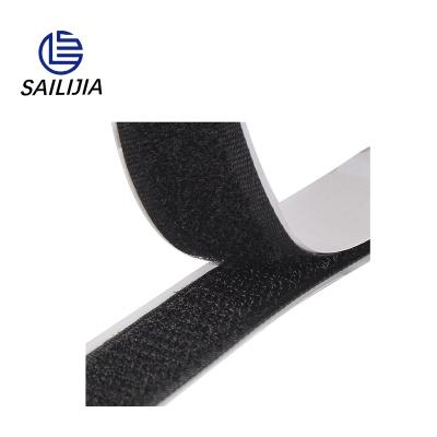 China Sailijia Sustainable Soft and Comfortable Hook and Loop Shear Washable Double Sided Loop for sale