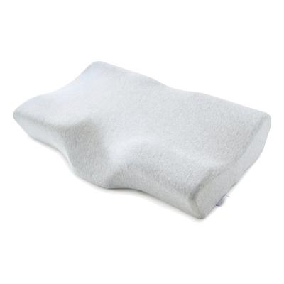 China 2021 New Arrivals Anti-static Orthopedic Cutout Memory Foam Butterfly Cervical Pillow for Neck Pain Back Stomach and Side Sleepers for sale