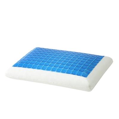 China Price and cost anti-static lost quality assure OEM cooling foam gelmemory pillow with roll shape for sale