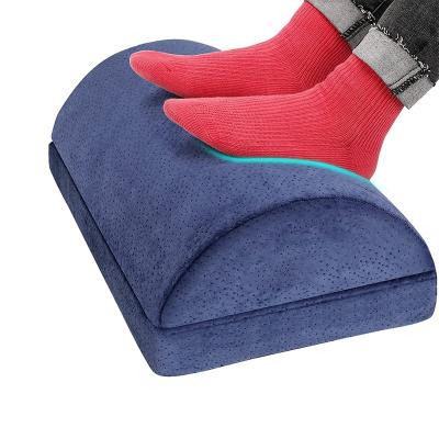 China Ergonomic Adjustable Memory Chair With Foot Rest Under Desk Foot Rest Pillow for sale