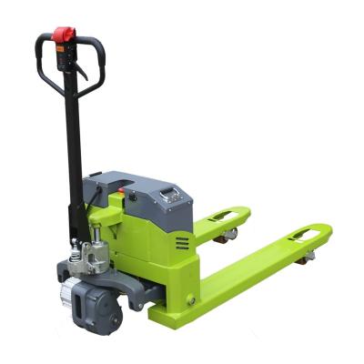 China Hotels EVERYLIFT Small Jack Low Profile Ningbo BT Semi Electric Pedestrian 2t Pallet Truck for sale