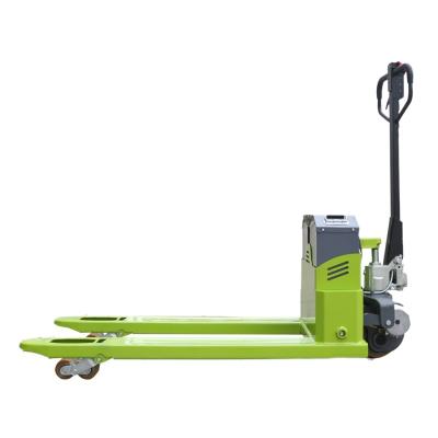 China Hotels EVERYLIFT 4000lbs 3000kg Chunks Wholesale Price Electric Walking Pallet Jack for sale