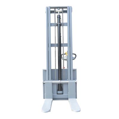 China High Efficiency EVERYLIFT Automatic Walking Electric Automobile Pallet Stacker for sale