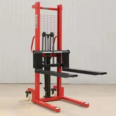 China Large Price Hotels Forklift Hand Manual Hydraulic Truck Pallet Stacker for sale