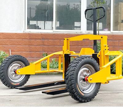 China Big Wheels Manual All Terrain Jack Rough Terrain Pallet Truck for sale