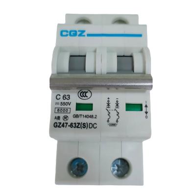 China Solar PV System 6A To 125A 1P 2P 3P 4P For Solar Panel DC Mini Circuit Breaker for sale