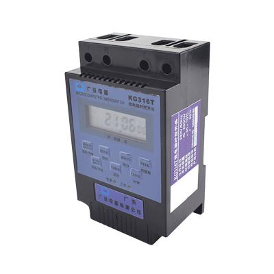 China 220v Relay Digital Control 30AMP 24 Hours Weekly Programmable Timer Lamp Switch KG316T for sale