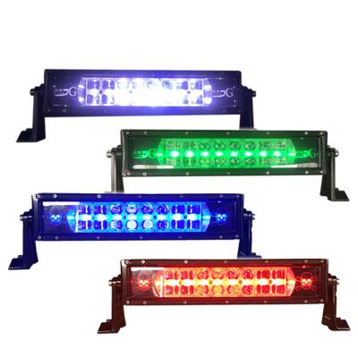 China Die Cast Aluminum Housing 13.5 Inch 120W RGB Led Light Bar With Logo, Flash Multi Color Led Light Bar For Tractor Marine for sale