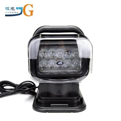 China High Power 12v Plastic Car Remote Control Marine Boat Led Handheld Search Light for sale