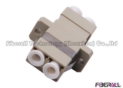 China Multimode LC Duplex  Adapter , Optical Fiber Adapter With Ceramic Sleeve for sale