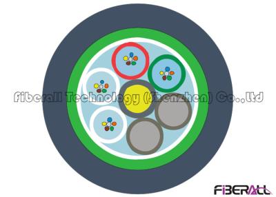 중국 덕트 사용 습기 저항하는을 위한 강철 테이프 GYTS 옥외 광섬유 케이블 48 핵심 판매용