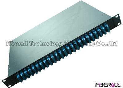 China 48 Fibers Swing Out Fiber Optic Patch Panel Rotate Fiber Distribution Box SC DX for sale