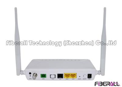 중국 SM SC를 가진 다기능 FTTH EPON ONU PON + CATV + 와이파이 + 남비 + 1GE + 1FE 판매용