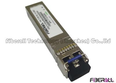 중국 디지털 방식으로 진단 기능을 가진 10G 1550nm SFP+-ER 광섬유 송수신기 40km 판매용