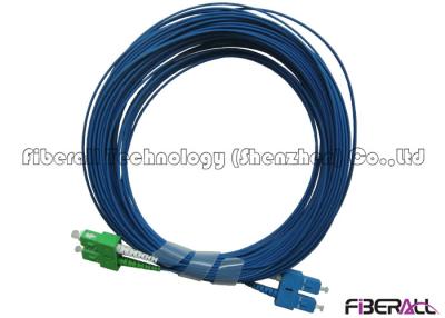 China puente a dos caras de la fibra óptica del cordón de remiendo de la fibra de 2.0x4.1m m SC/LC con el cable del azul del SM en venta