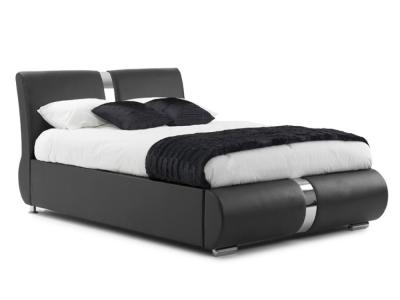 China high headboard pu leather platform bed for sale