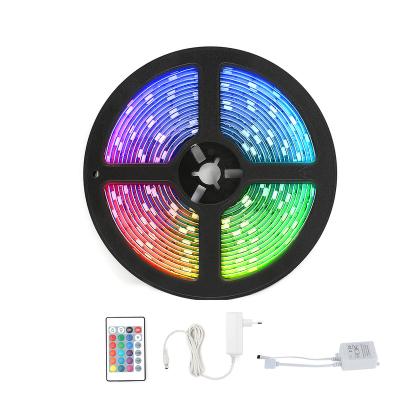 China High Quality 5050 12v Ip65 Waterproof Garden Remote Multicolor Wall For Christmas Decoration RGB Usb Led Strip Light for sale