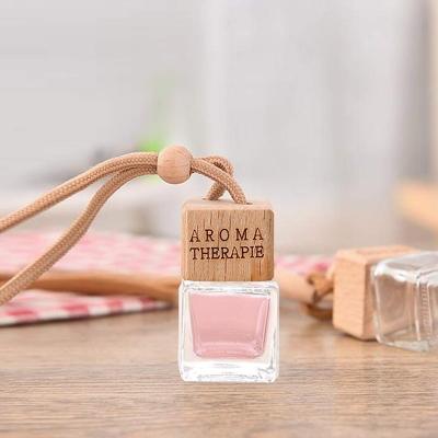 China Air Fresher Car Air Freshener With Wooden Essential Oil Perfume Diffuser Car Hanging Hanging Car Ornaments for sale