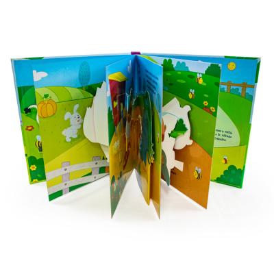 China paper & Wholesale Custom Automatic Cardboard Factory Price Hardcover Book Kids Graze Story Book For Children Kids Study for sale