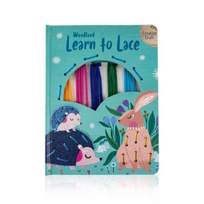 China paper & Cardboard Learn To Lace Creative Craft Hard Cover Board Book for sale