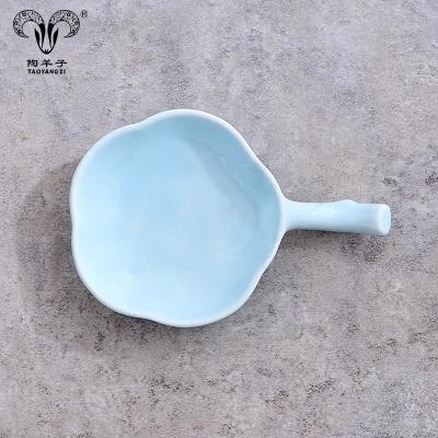 China Wholesale Disposable Sushi Single Olive Serving Soy Sauce Small Ceramic Dishes for sale