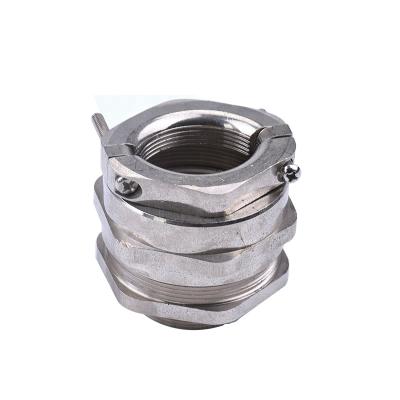 China Use for marine electical connector braided or unarmoured gasket joint waterproof ip68 joint cable sealing double gland for sale