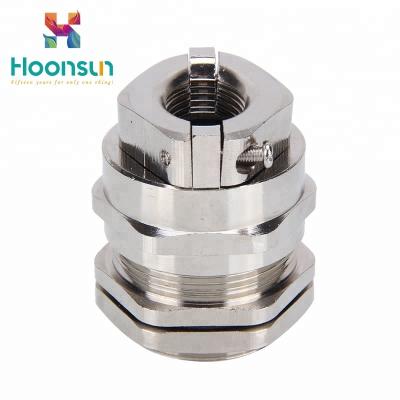 China Use for braided or unarmoured marine electical cable fittings ce approved weatherproof metal cable gland type m40 size for sale