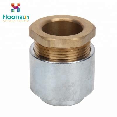 China Brass Customized Waterproof Type Marine Nickel Plated Brass Cable Glands for sale