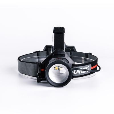 China SUNREI Camping 350 Lumens Waterproof Zoomable Led Rechargeable Fishing Headlight for sale