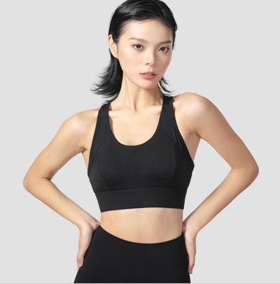 China Best Selling Sports Breathable Women's Gym Yoga Female Seamless Back Bra Workout Beautiful for sale