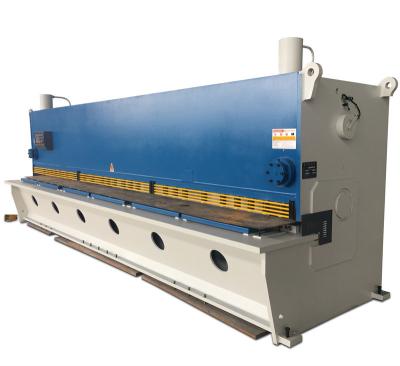 China Platten-Stahlblech-Guillotinen-Eisen-scherende Maschine für den Schnitt des Eisens Qc12k-8x4000 zu verkaufen