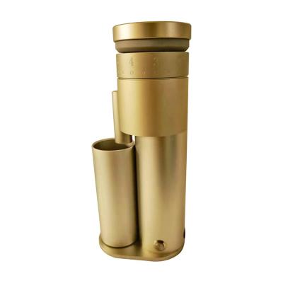 China Who respects the environment. Easy Portable Electric Coffee Grinder SUS420 Stainless Steel Burrs 60 Clicks Adjustment Coffee Grinder Bean 30g Container Capacity for sale