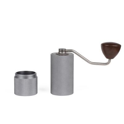 China Viable New Design Manual Coffee Grinder Stainless Steel Burr Conical Burr Manual Coffee Bean Grinder for sale