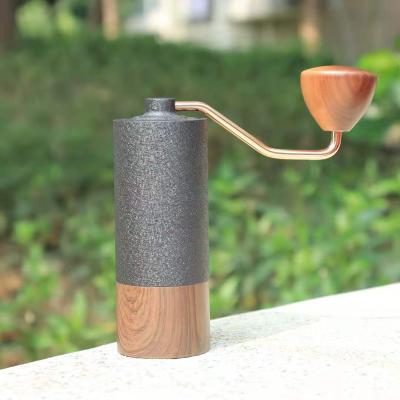 China Viable Custom Design Mini Coffee Grinder Machine Coffee Grinder Metal Wooden Hand Coffee Grinder for sale