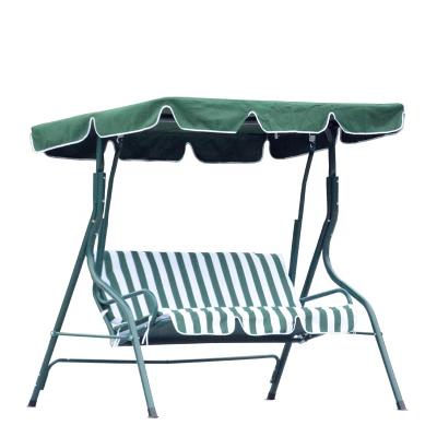 China Modern Three seat economic garden swing baby swing bed outdoor garden iron swing chair for sale