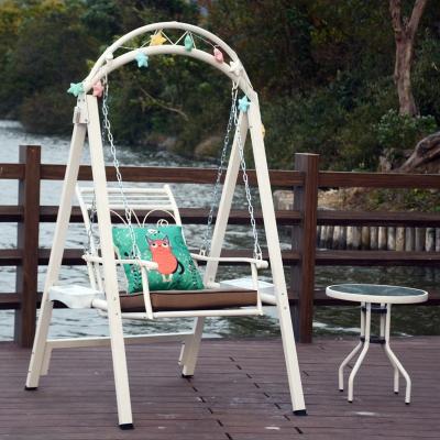 China Modern High Quality Metal Iron Beach Canopy Chair Garden Hanging Swing Swing for sale