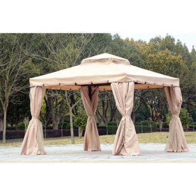 China Modern High Quality All Weather Gazebos Pavilions Waterproof Aluminum Pergola Gazebo for sale