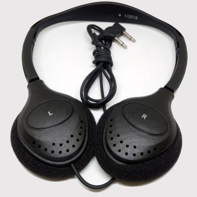 China 2019 Hot Sale Headband Black Wired Computer Headsets Without MIC for sale