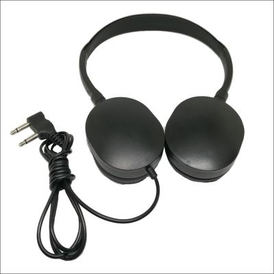 China Low Headband Price Wired Stereo Earphone For Airplane for sale