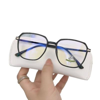 China Wholesale Custom Metal Glass Polygonal Frame Logo Shades Women Mens Fashion Reading Glass New for sale