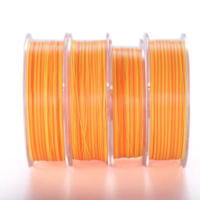 China Line PT50 Abrasion Resistance Monofilament OEM Two Tone Fishing Sink Line for sale